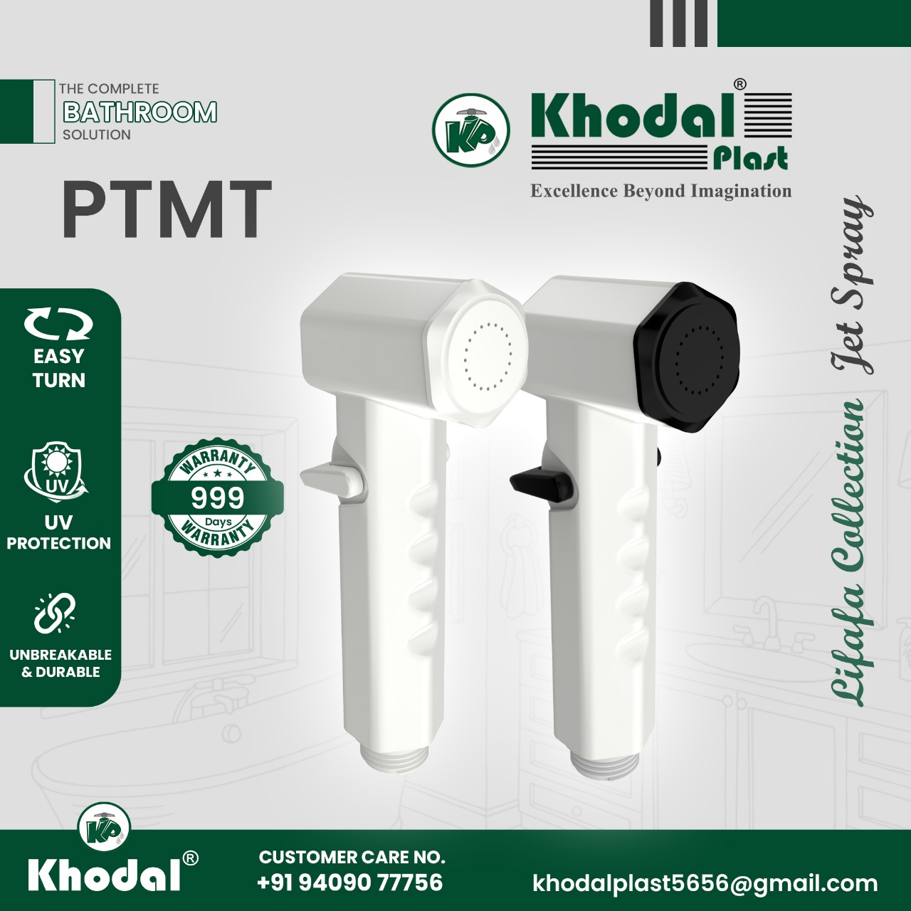 KHODAL PTMT Health Faucet Set